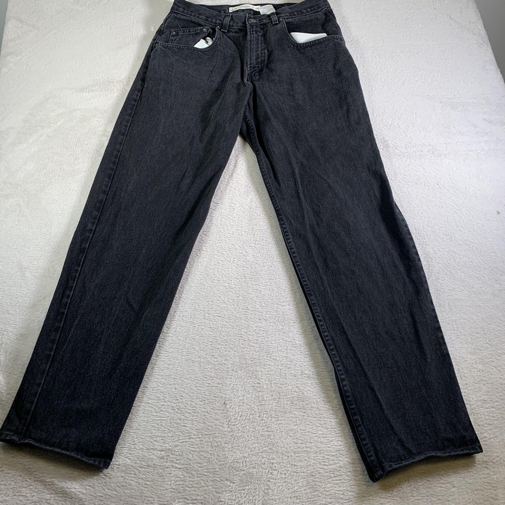 Vintage Gap Baggy Jeans Mens 33x34 Gray Denim Straight Leg 100% Cotton 90s